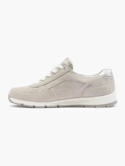 Medicus Comfort Schoenen-Taupe Leren Sneaker