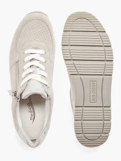 Medicus Comfort Schoenen-Taupe Leren Sneaker