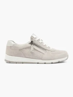 Medicus Comfort Schoenen-Taupe Leren Sneaker