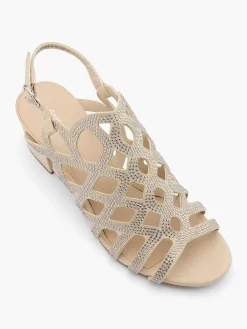 Graceland Sandalen-Taupe Sandalette
