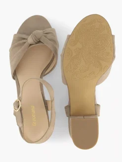Graceland Sandalen-Taupe Sandalette