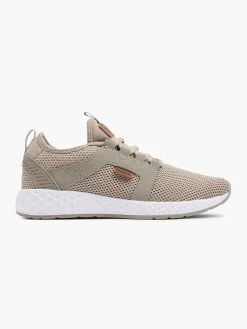 Bench Sneakers-Taupe Sneaker Memory Foam