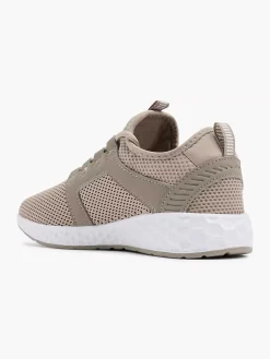 Bench Sneakers-Taupe Sneaker Memory Foam