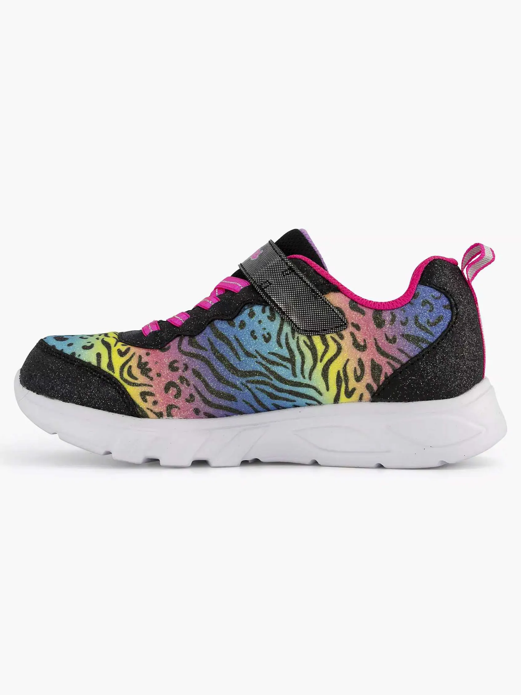 Skechers Jongensschoenen-Veelkleurige Sneaker Lichtjes