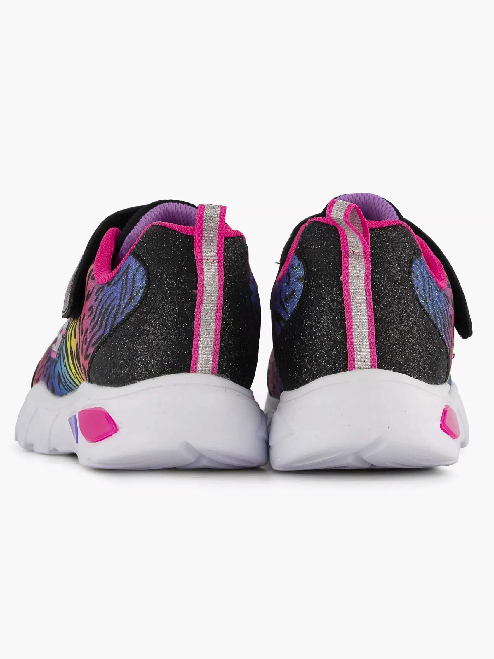 Skechers Jongensschoenen-Veelkleurige Sneaker Lichtjes
