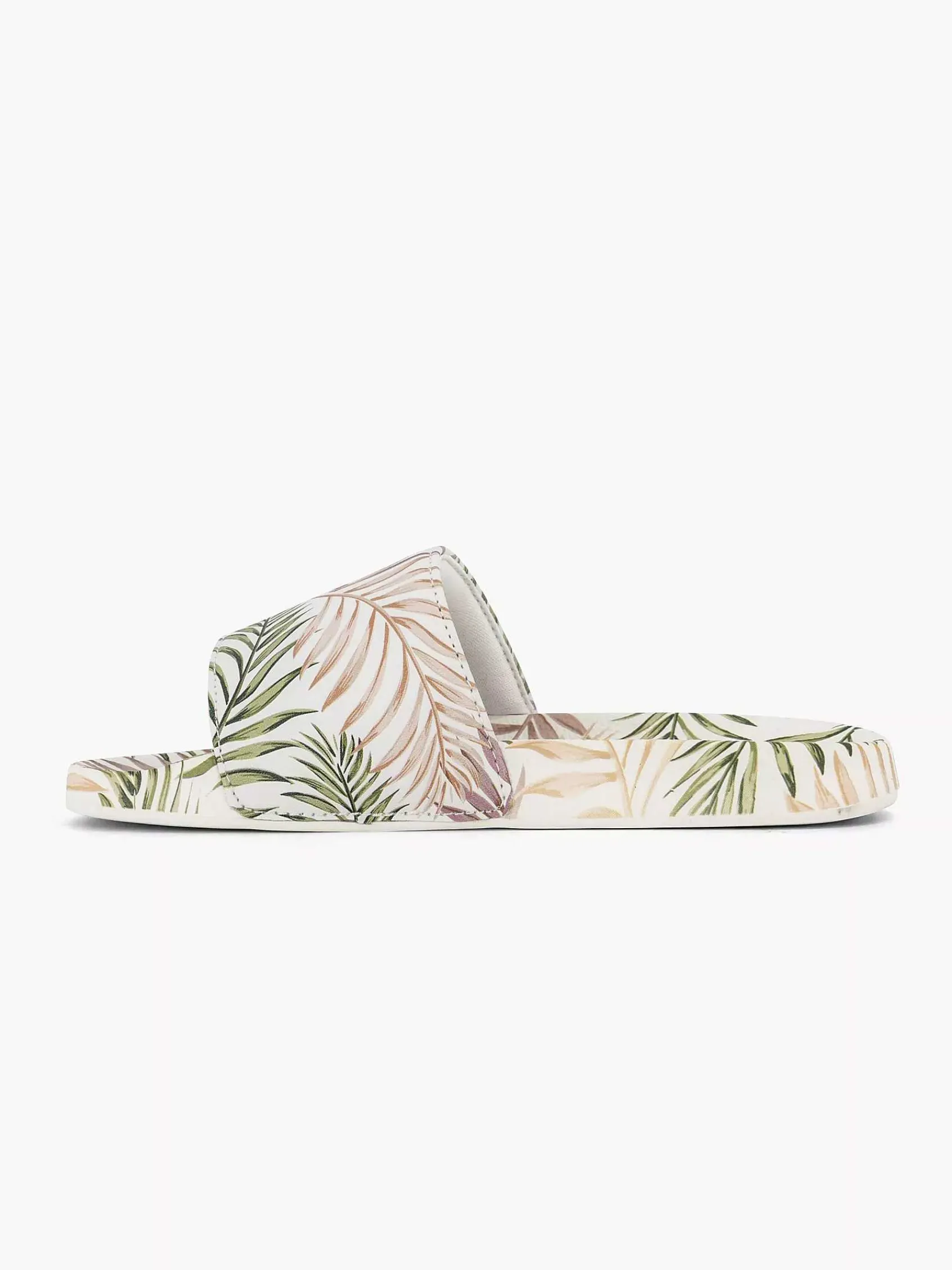 Blue Fin Jongensschoenen-Wit/ Groene Slipper Bladeren