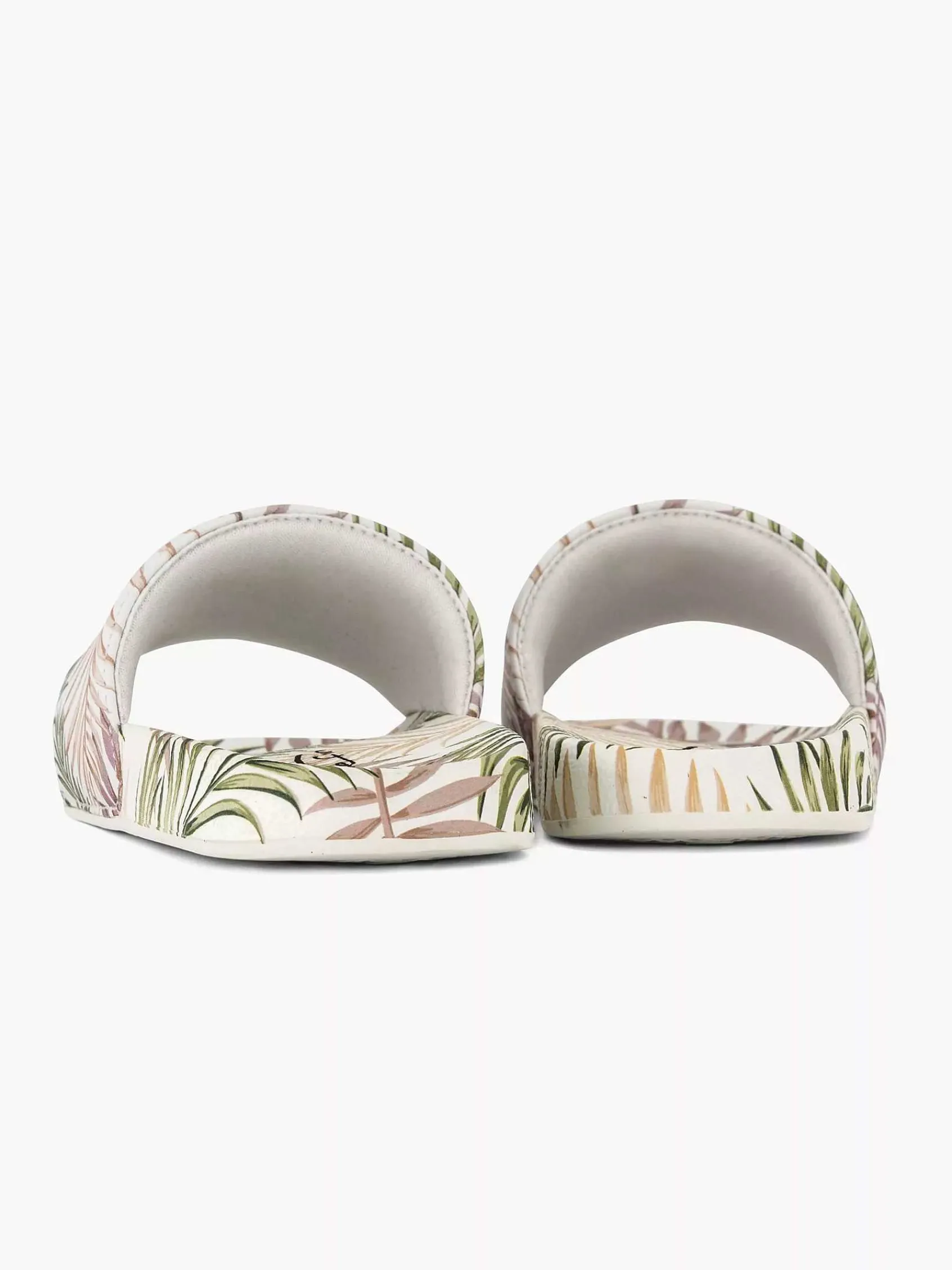Blue Fin Jongensschoenen-Wit/ Groene Slipper Bladeren