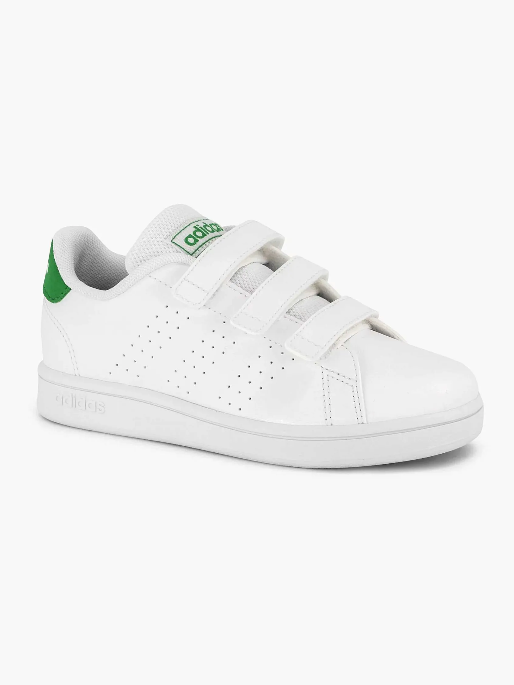 adidas Jongensschoenen-Witte Advantage Cf C