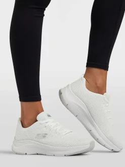 Skechers Sneakers-Witte Arch Comfort - Natural Flutter
