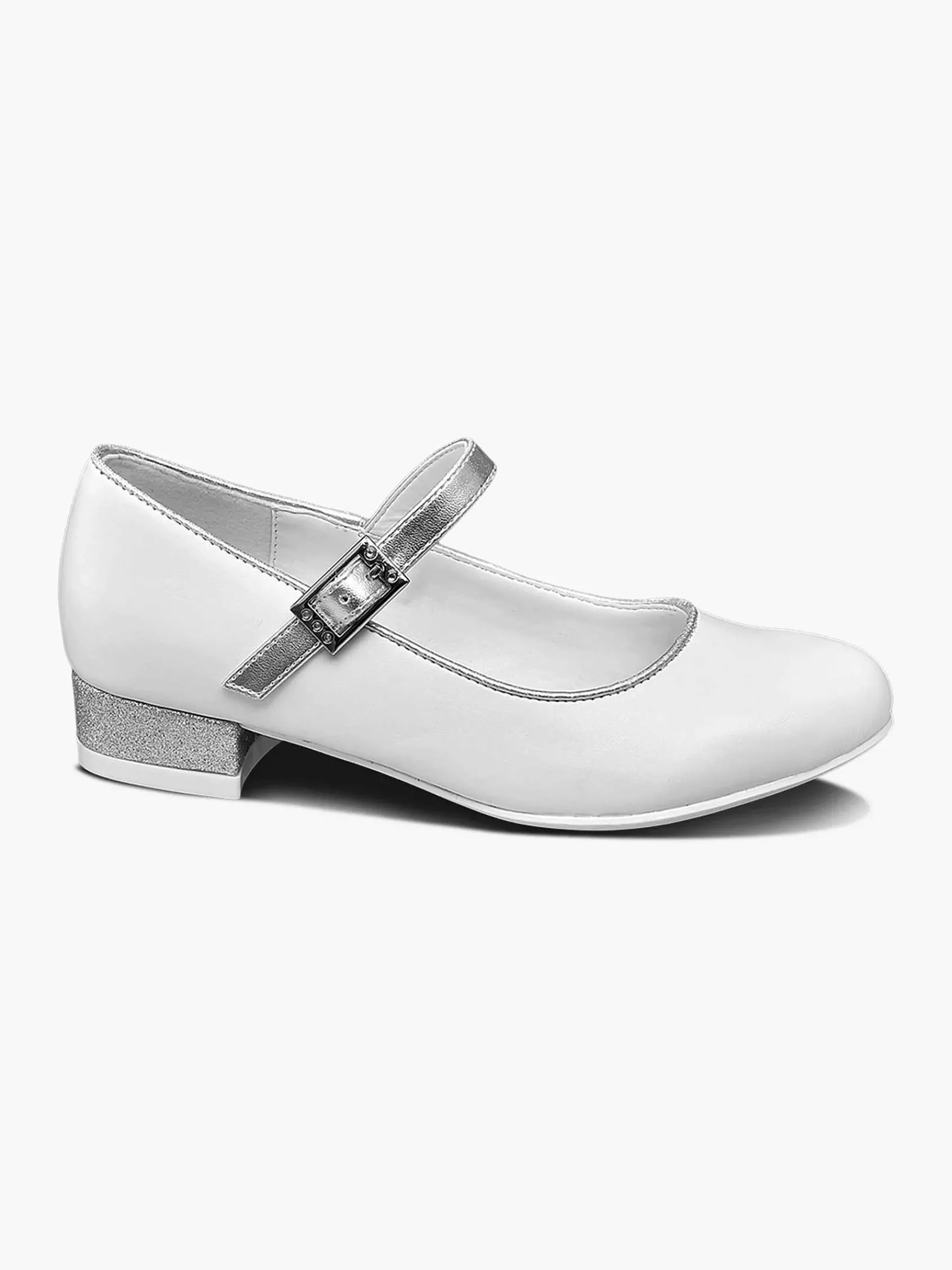 Graceland Jongensschoenen-Witte Ballerina Gesp