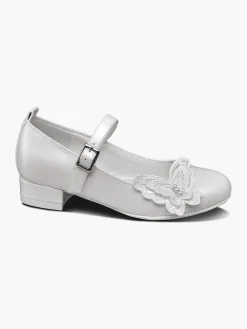 Graceland Babyschoenen-Witte Ballerina Vlinder