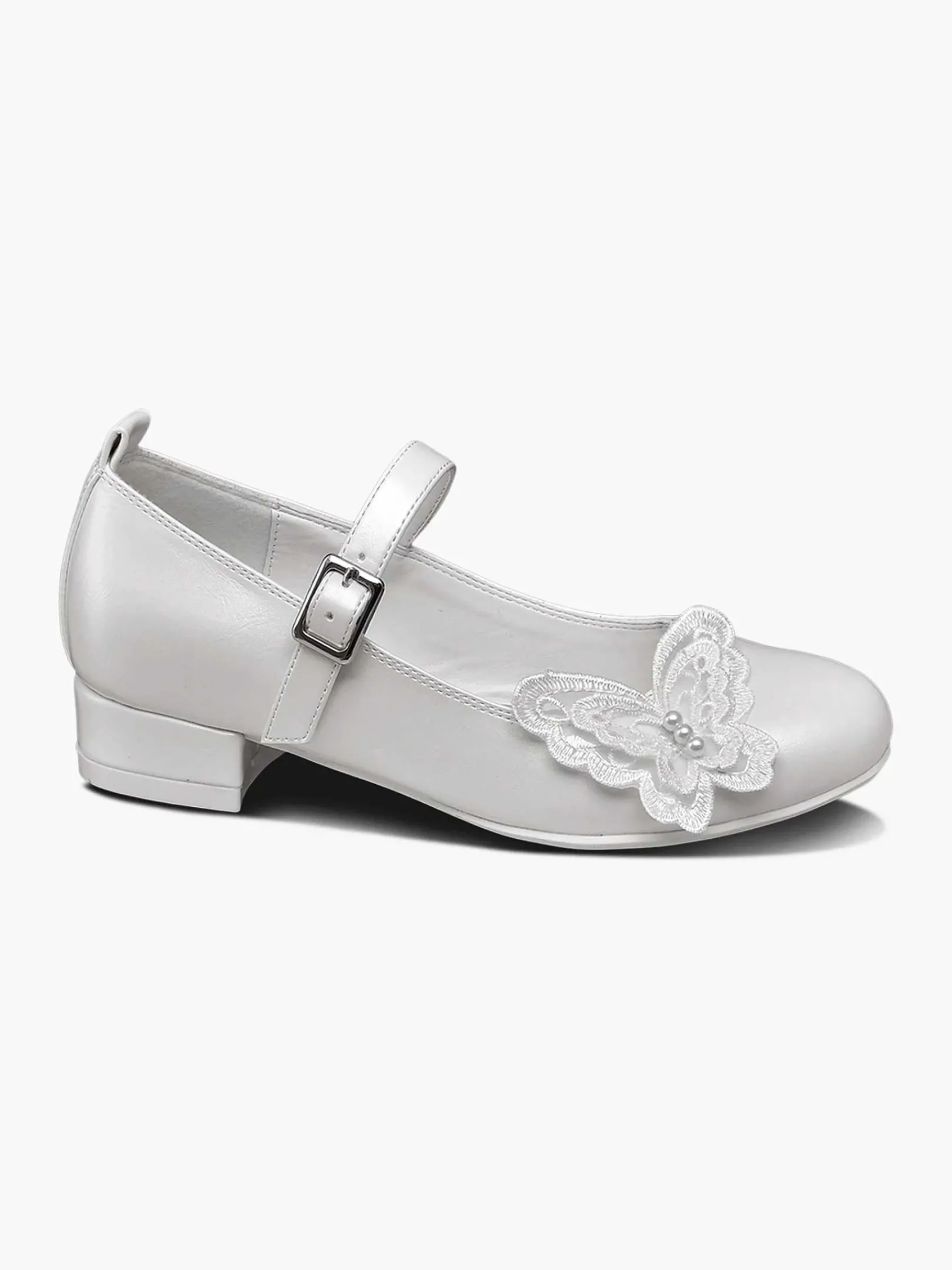 Graceland Babyschoenen-Witte Ballerina Vlinder