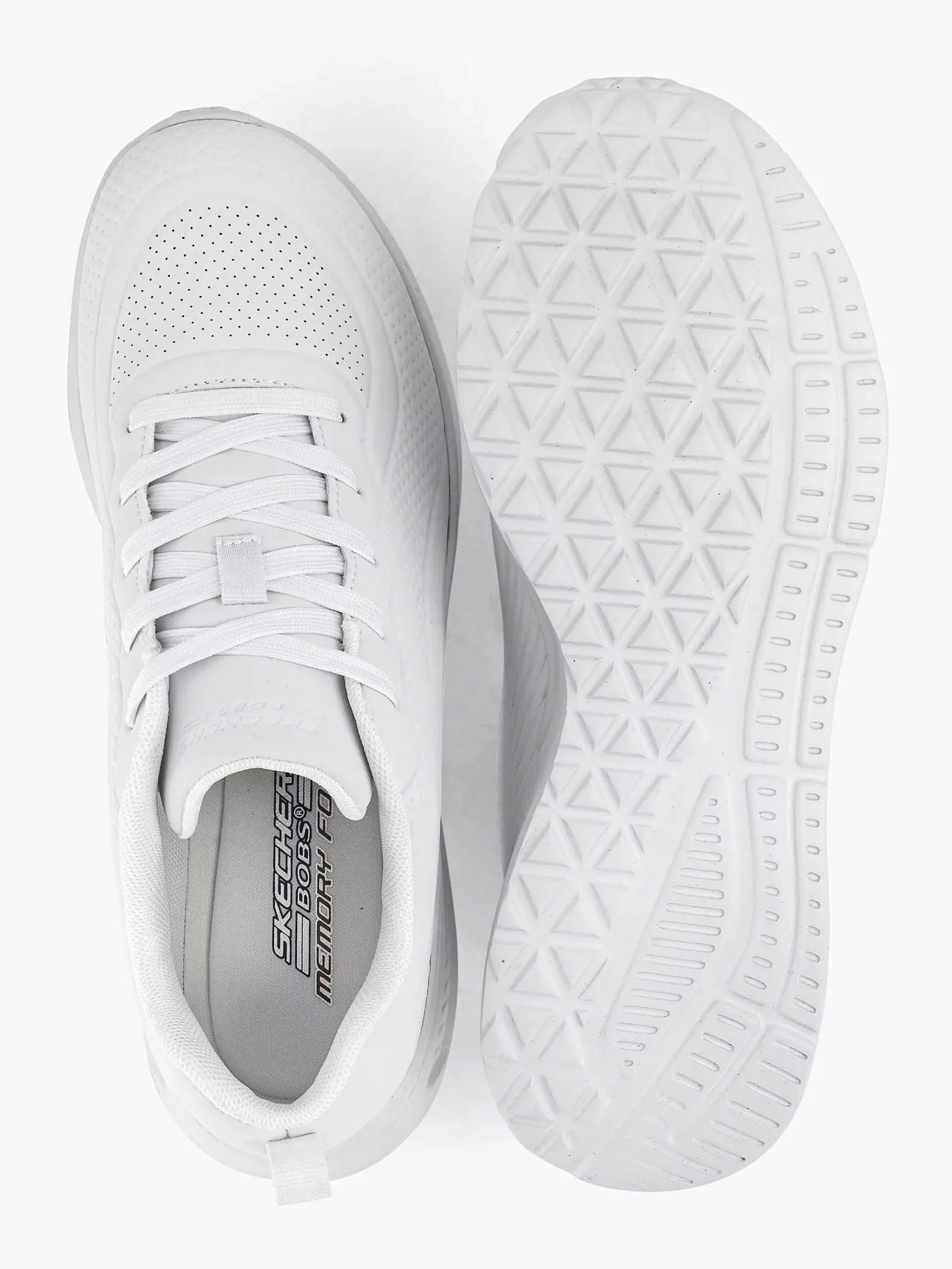 Skechers Sneakers-Witte Bobs Buno - How Sweet