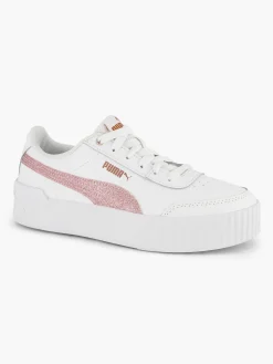 Puma Jongensschoenen-Witte Carina Lift Glitz Jr