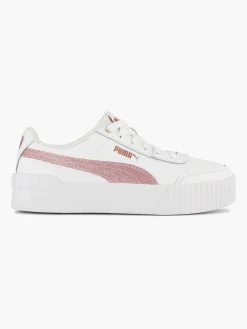 Puma Jongensschoenen-Witte Carina Lift Glitz Jr