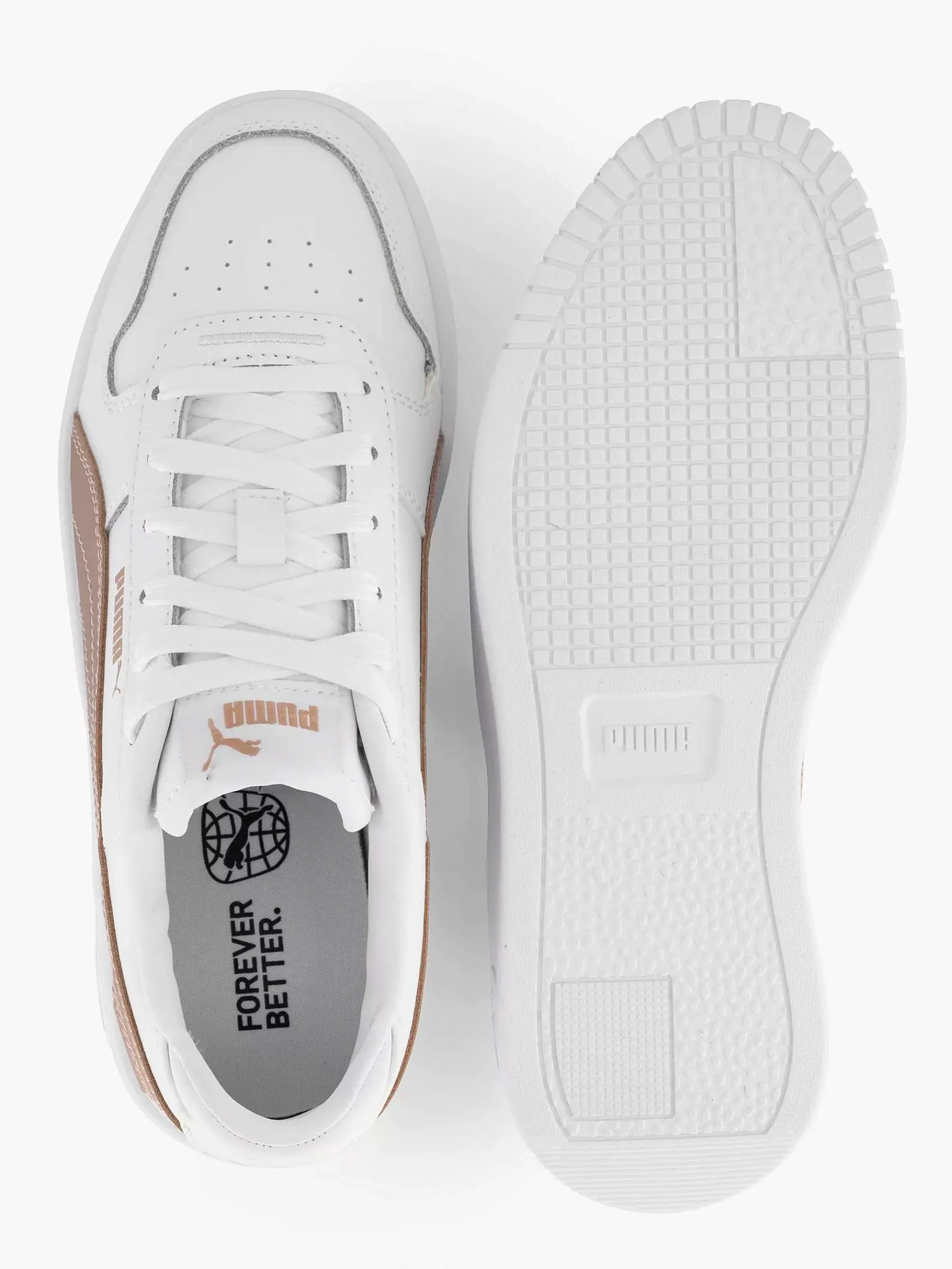 Puma Sneakers-Witte Carina Street Rose