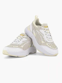 Puma Sneakers-Witte Cassia Laser Cut