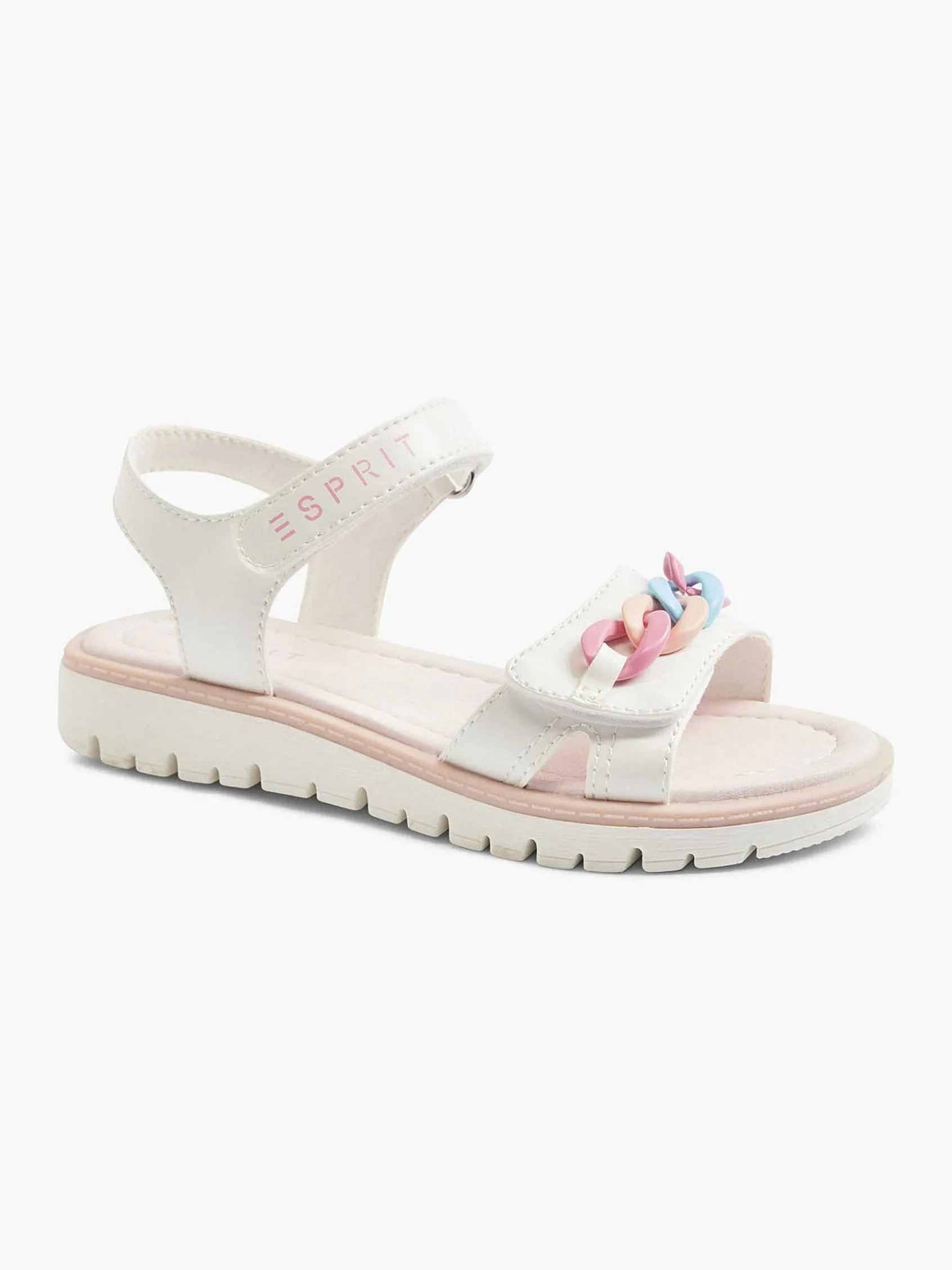 Esprit Jongensschoenen-Witte Chunky Sandaal Sierketting
