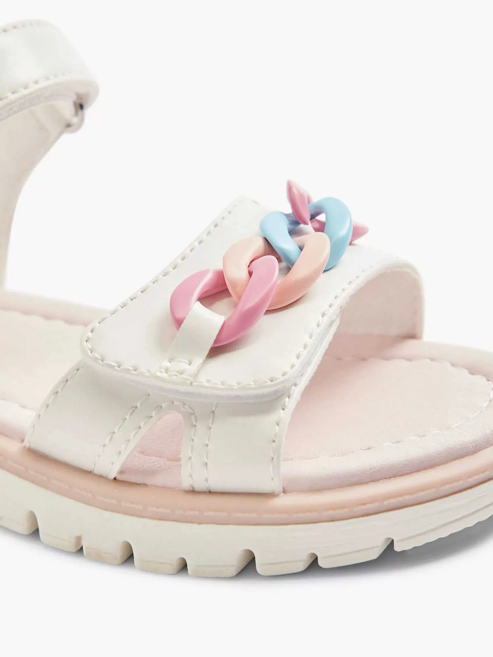 Esprit Jongensschoenen-Witte Chunky Sandaal Sierketting