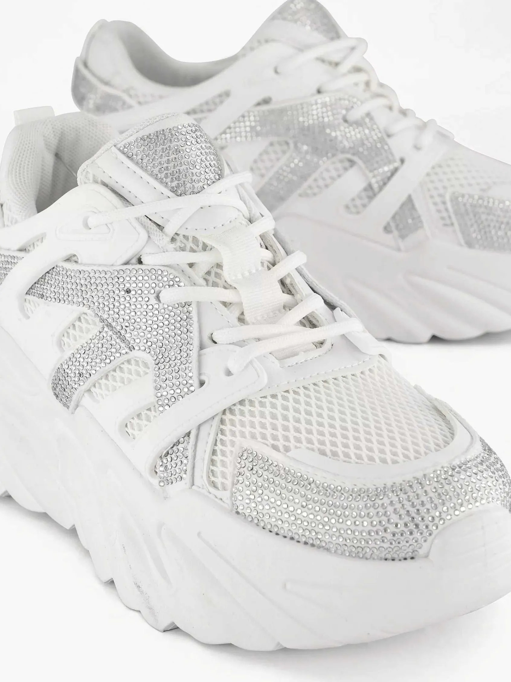 Oxmox Sneakers-Witte Chunky Sneaker