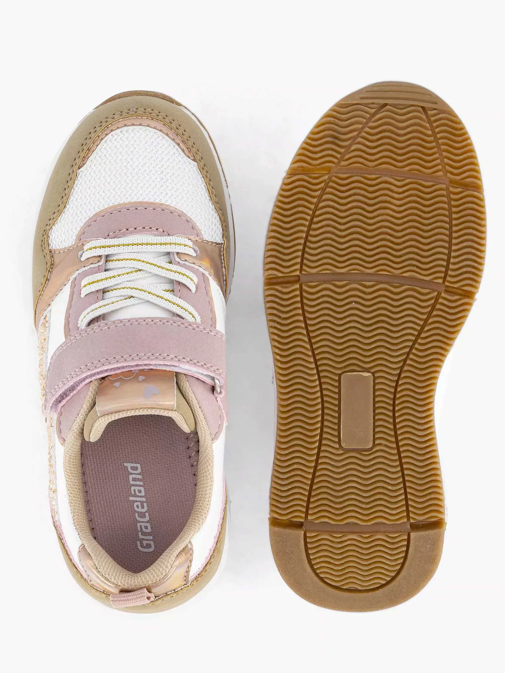 Graceland Jongensschoenen-Witte Chunky Sneaker