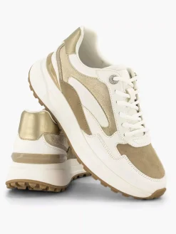 Graceland Sneakers-Witte Chunky Sneaker Glitter