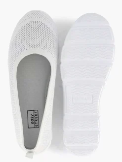 Easy Street Comfort Schoenen-Witte Comfort Instapper
