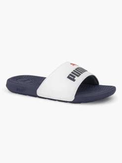 Puma Jongensschoenen-Witte Coolcat 2.0 Ps