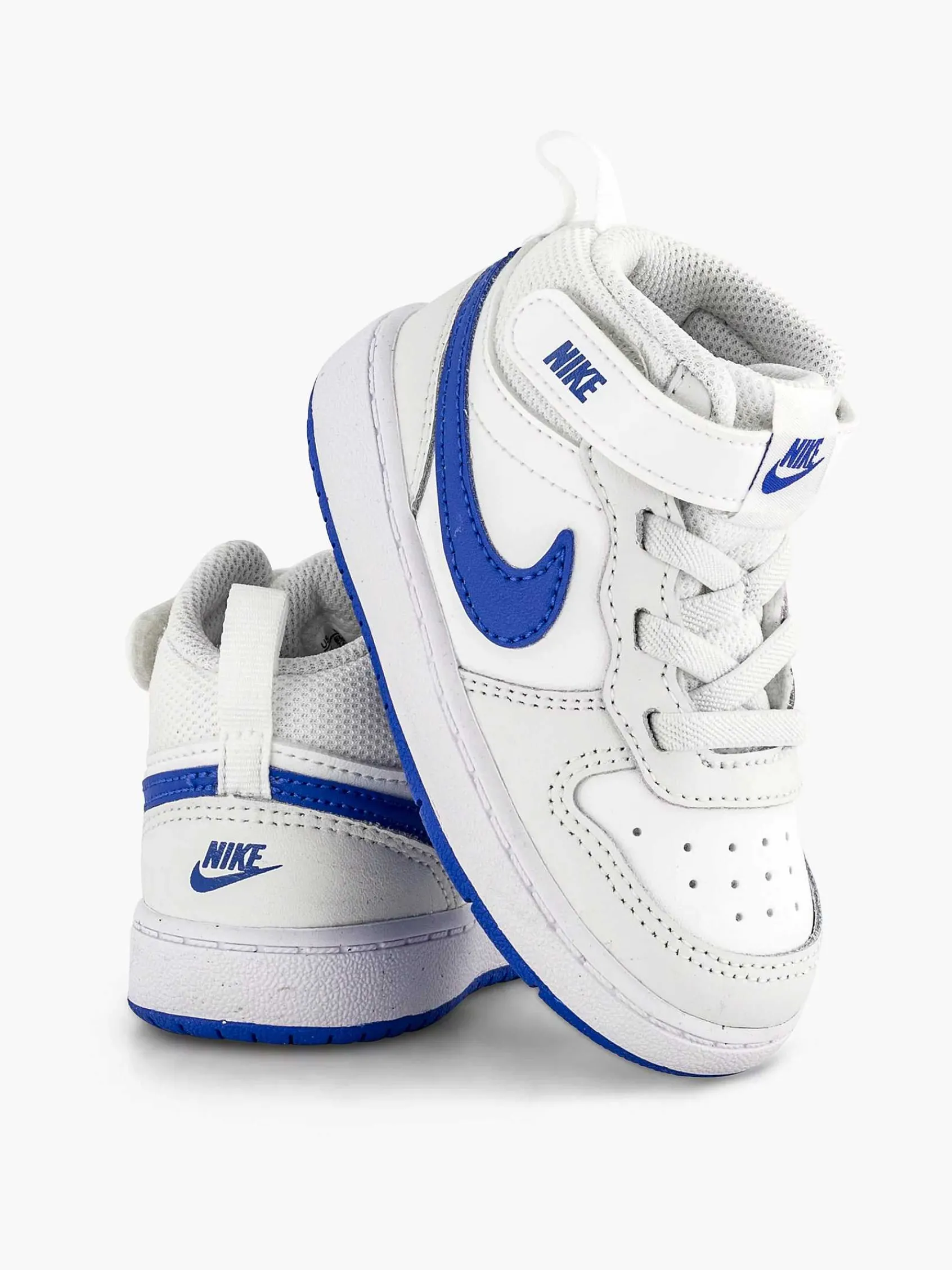 Nike Jongensschoenen-Witte Court Borough Mid