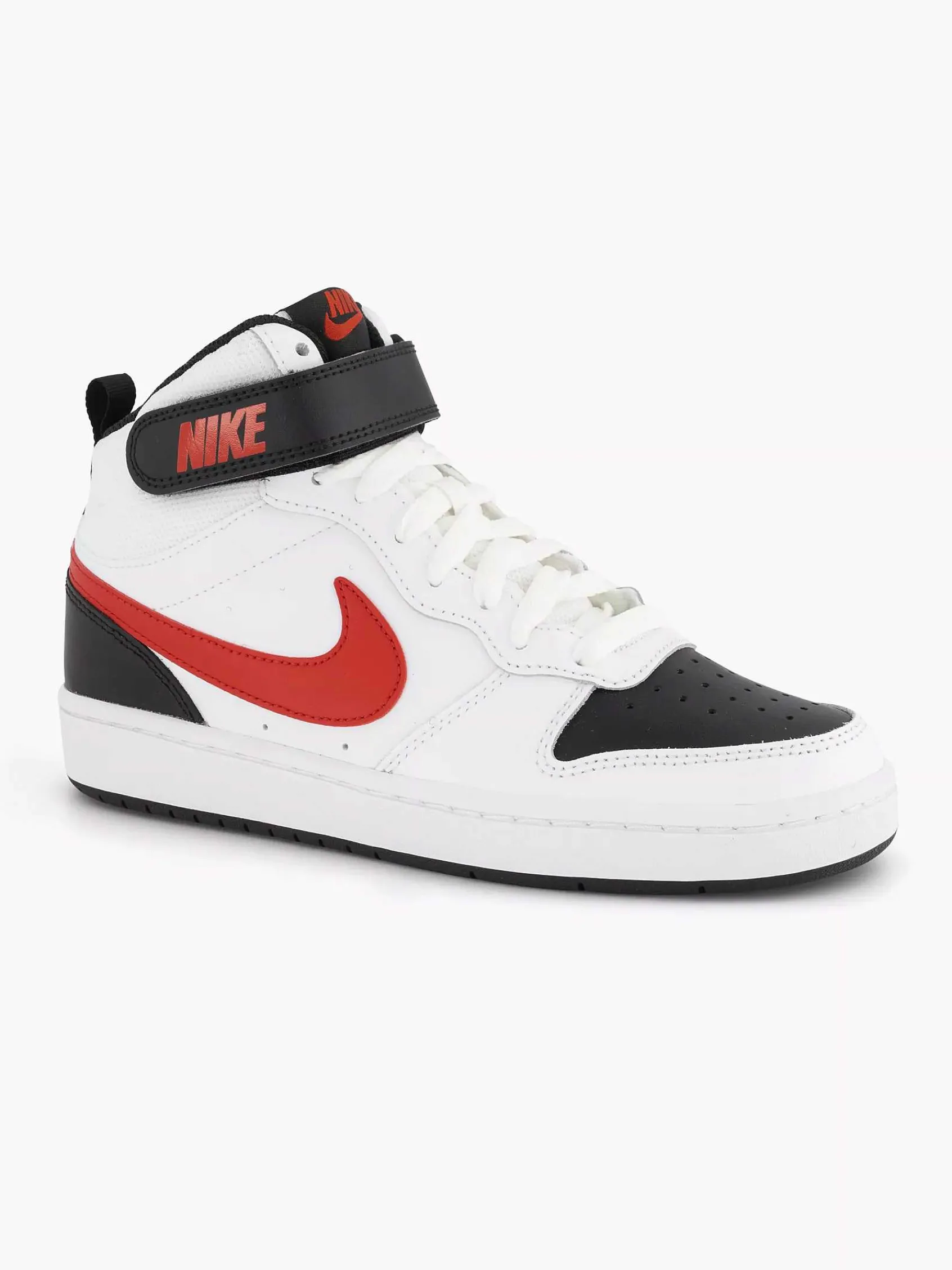 Nike Jongensschoenen-Witte Court Borough Mid 2