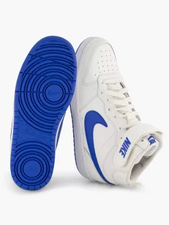 Nike Jongensschoenen-Witte Court Borough Mid