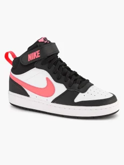 Nike Jongensschoenen-Witte Court Borough Mid 2