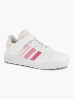 adidas Jongensschoenen-Witte Grand Court 2.0 El K