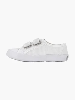 Vty Babyschoenen-Witte Gymschoen Klittenband