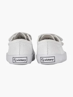 Vty Babyschoenen-Witte Gymschoen Klittenband