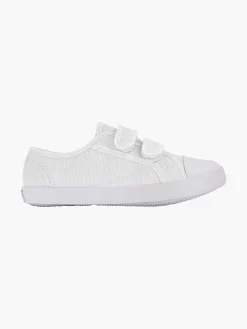 Vty Babyschoenen-Witte Gymschoen Klittenband