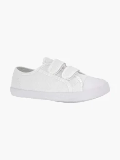 Vty Babyschoenen-Witte Gymschoen Klittenband