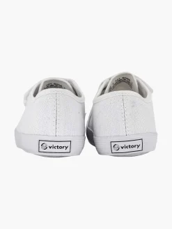 Vty Babyschoenen-Witte Gymschoen Klittenband