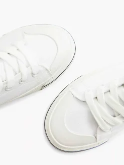 Graceland Sneakers-Witte Hoge Canvas Sneaker Hartje