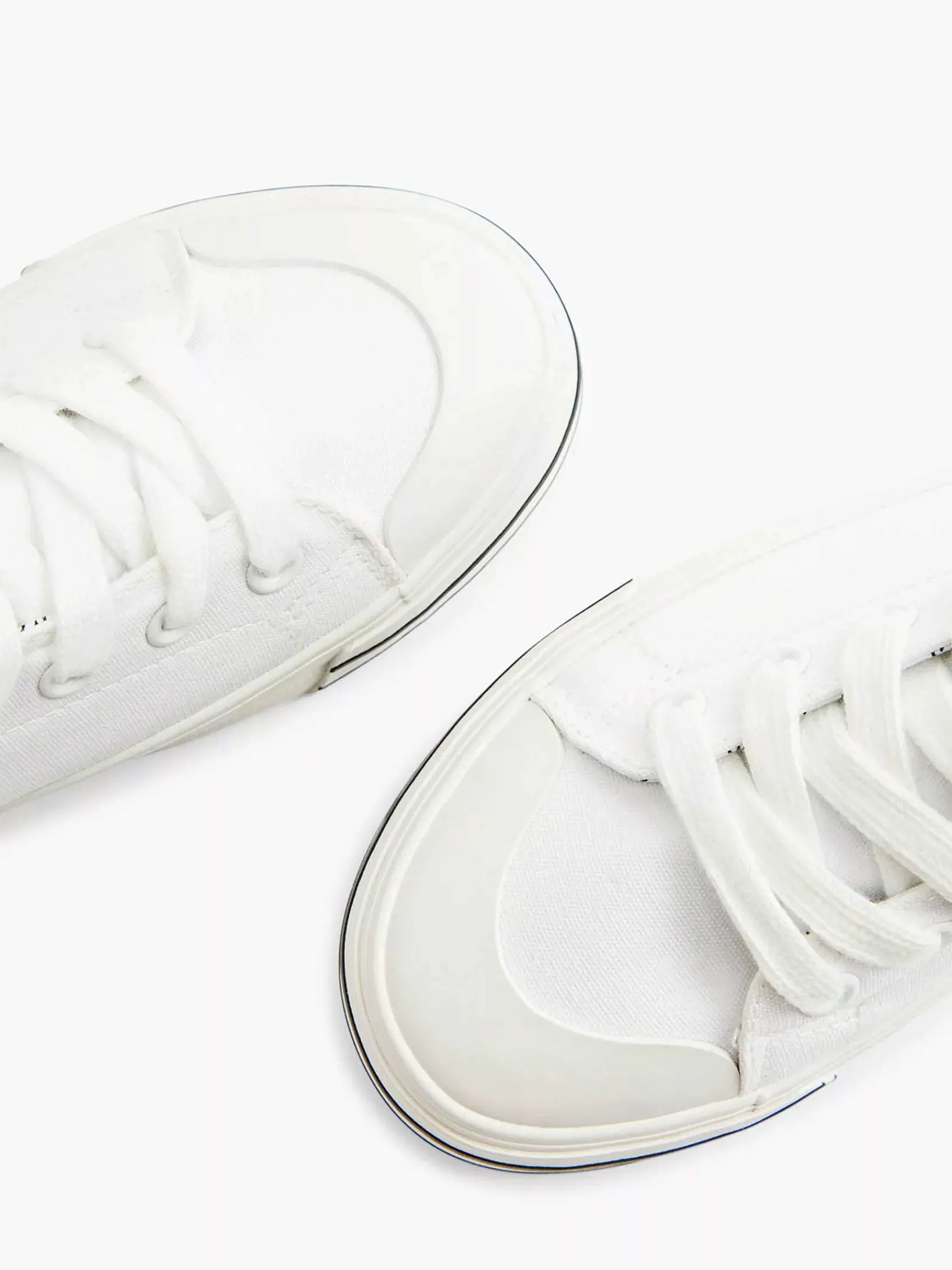 Graceland Sneakers-Witte Hoge Canvas Sneaker Hartje