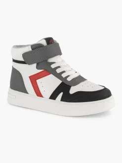 Vty Jongensschoenen-Witte Hoge Sneaker