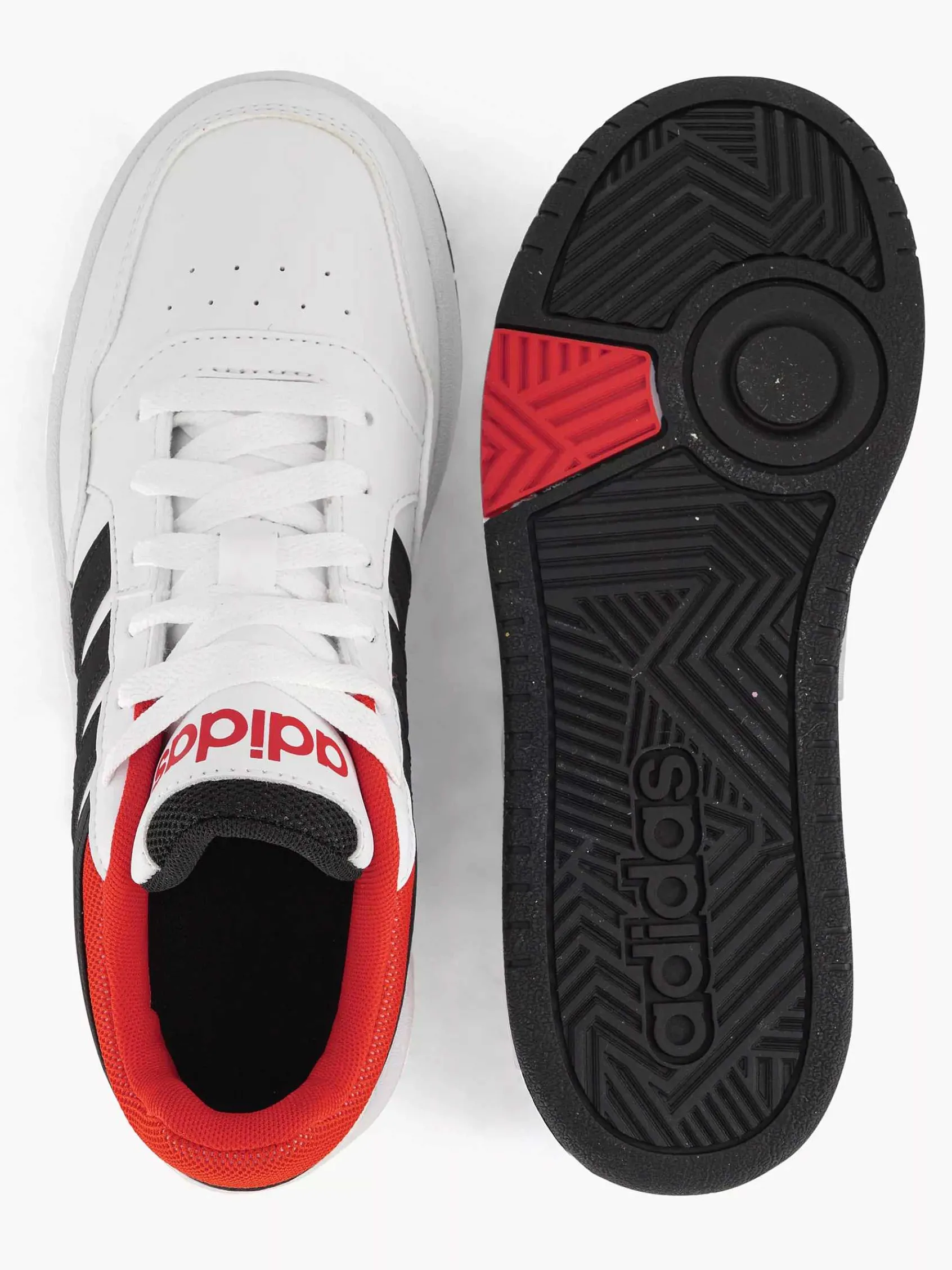 adidas Jongensschoenen-Witte Hoops 3.0 K