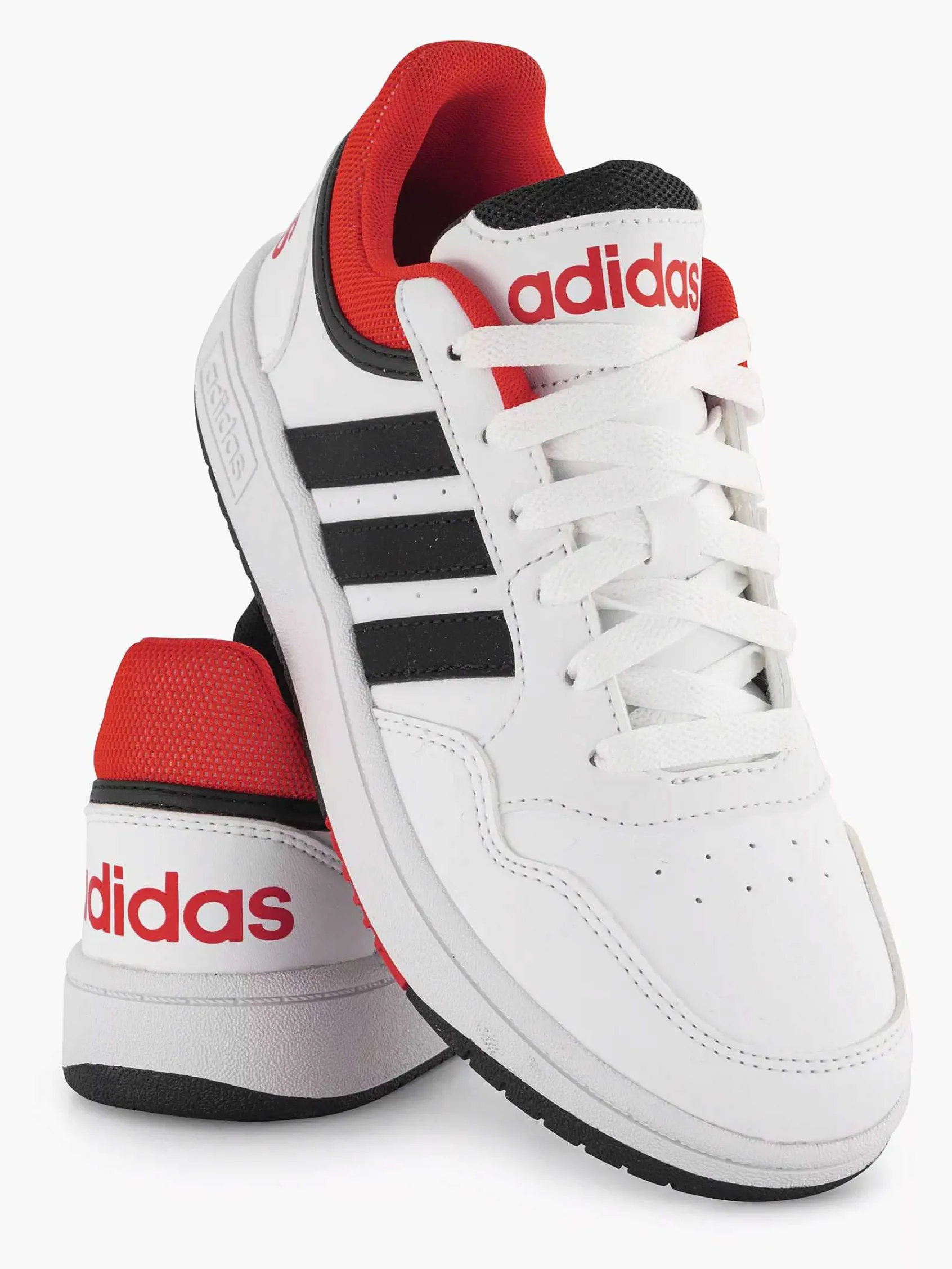 adidas Jongensschoenen-Witte Hoops 3.0 K