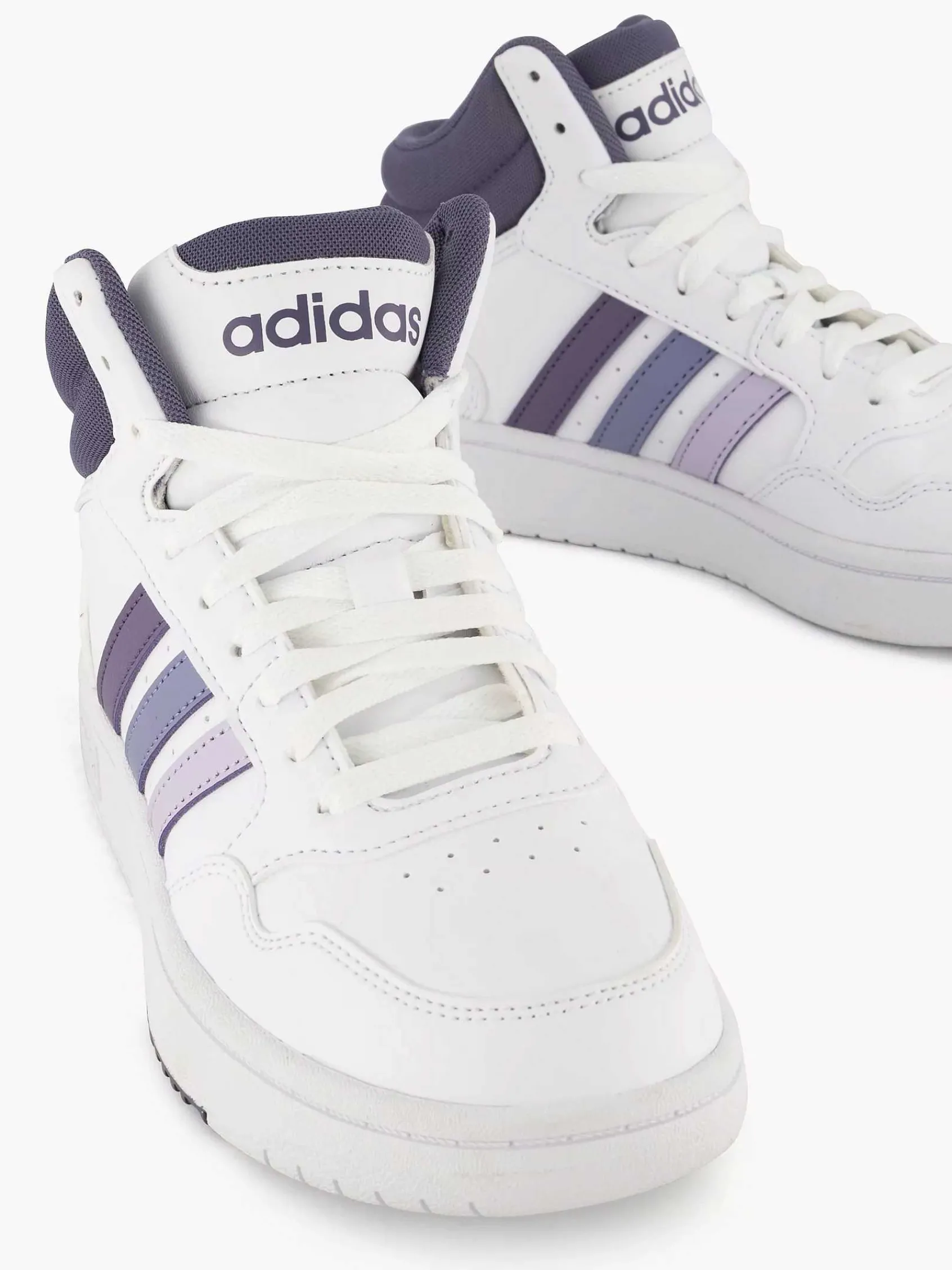 adidas Sneakers-Witte Hoops 3.0 Mid