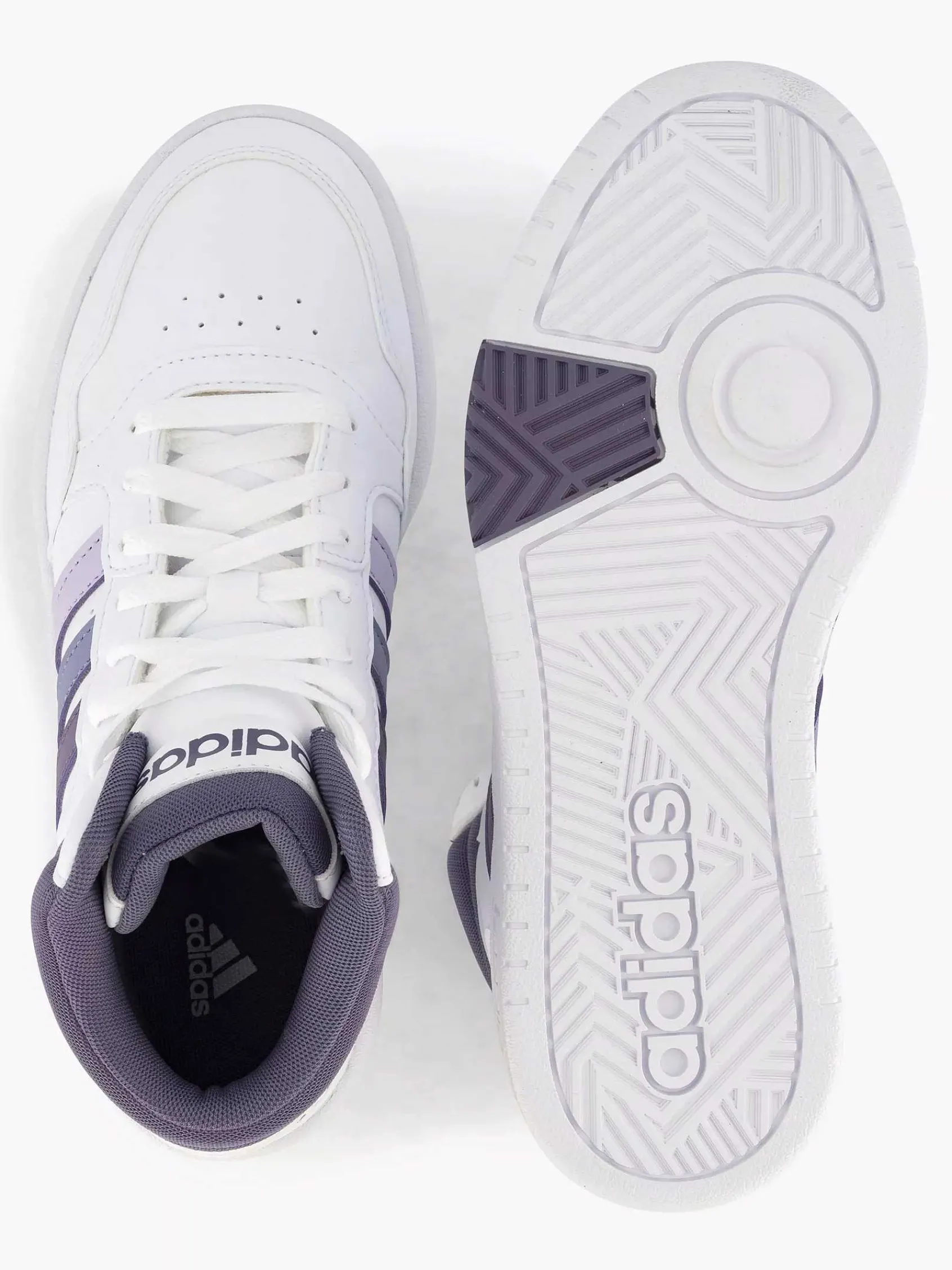 adidas Sneakers-Witte Hoops 3.0 Mid