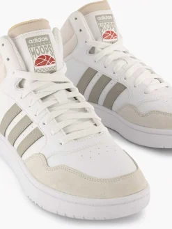 adidas Sneakers-Witte Hoops 3.0 Mid