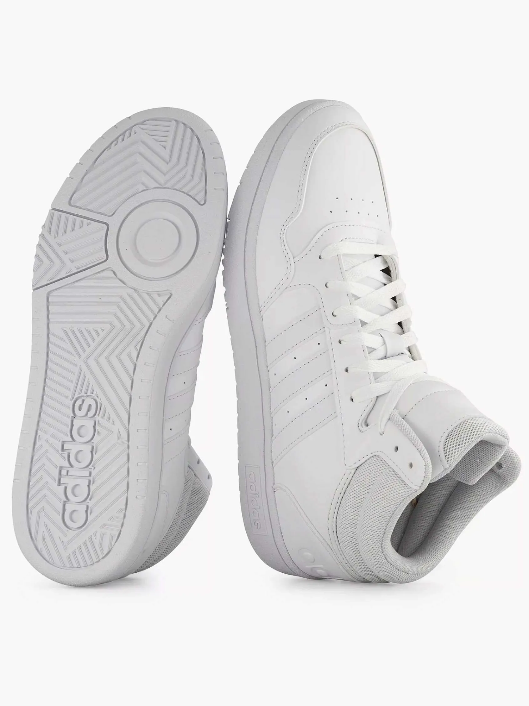 adidas Sneakers-Witte Hoops 3.0 Mid