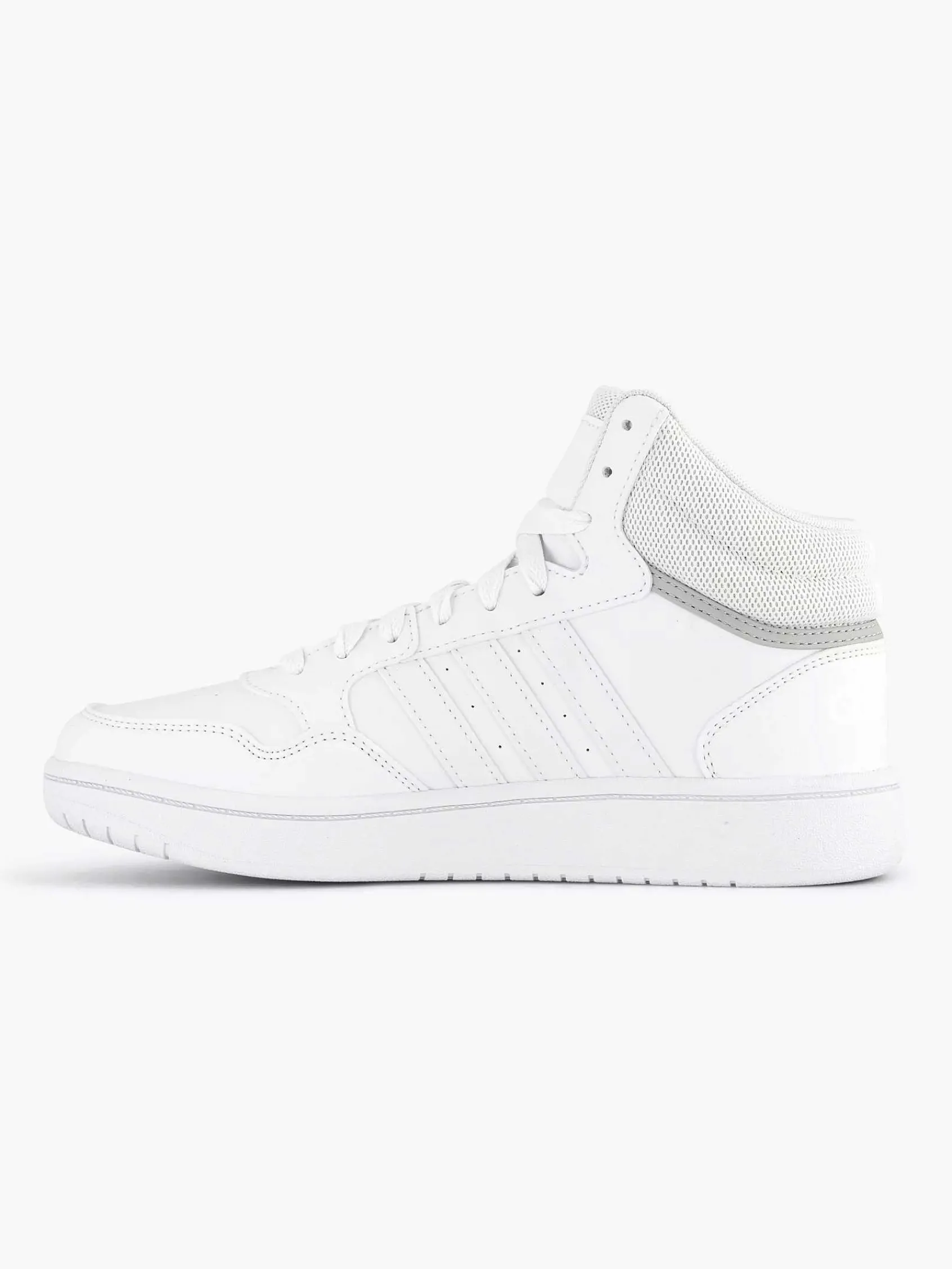adidas Jongensschoenen-Witte Hoops Mid 3.0 K