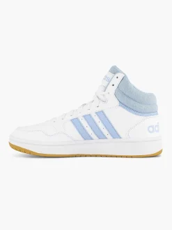 adidas Sneakers-Witte Hoops 3.0 Mid W