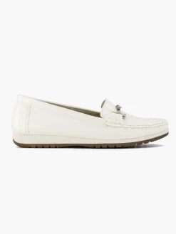 Easy Street Comfort Schoenen-Witte Instapper Sierketting